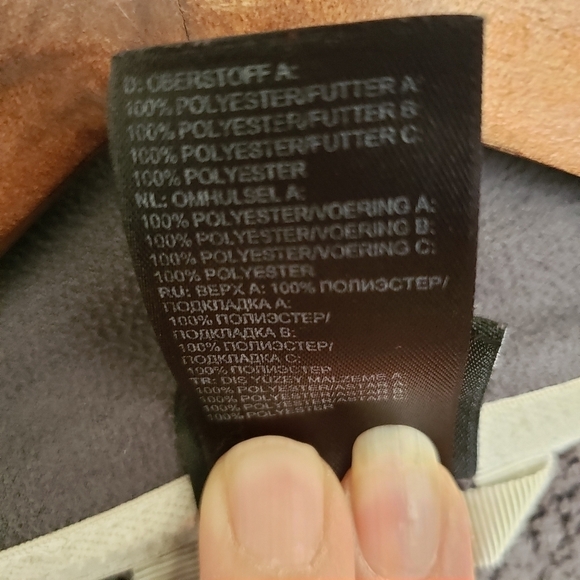 Vintage The North Face Fleece Teddy Full Zip Jacket Gray Size Medium - Picture 7 of 13